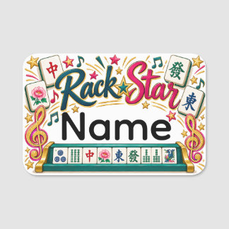 Mahjong Name Tag