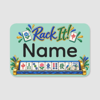 Mahjong Name Tag