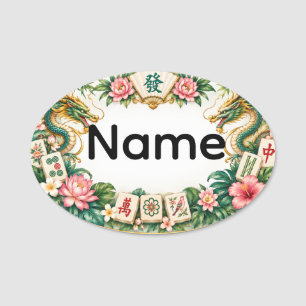 Mahjong Name Tag