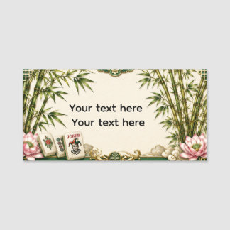 Mahjong Name Tag