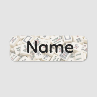 Mahjong Name Tag