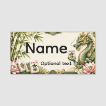 Mahjong Name Tags
