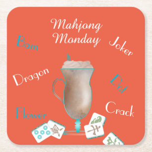 Mahjong Party Coasters