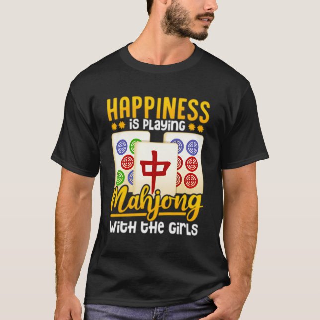 Mahjong Player T-Shirt (Front)