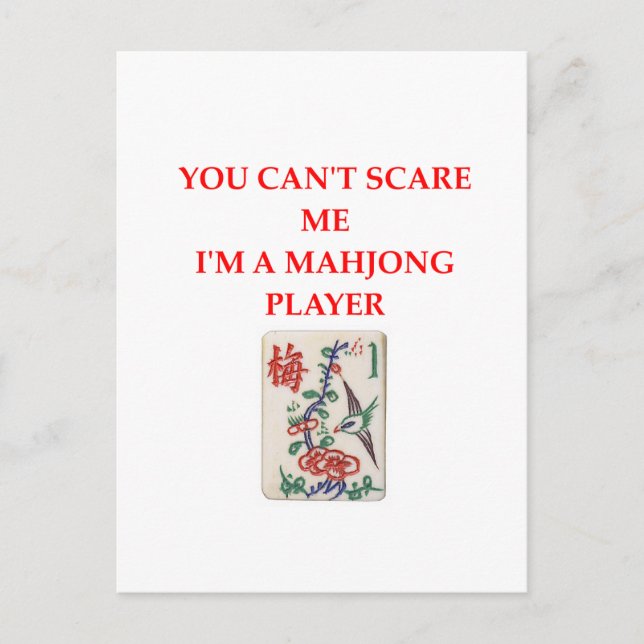 MAHJONG.png Postcard (Front)