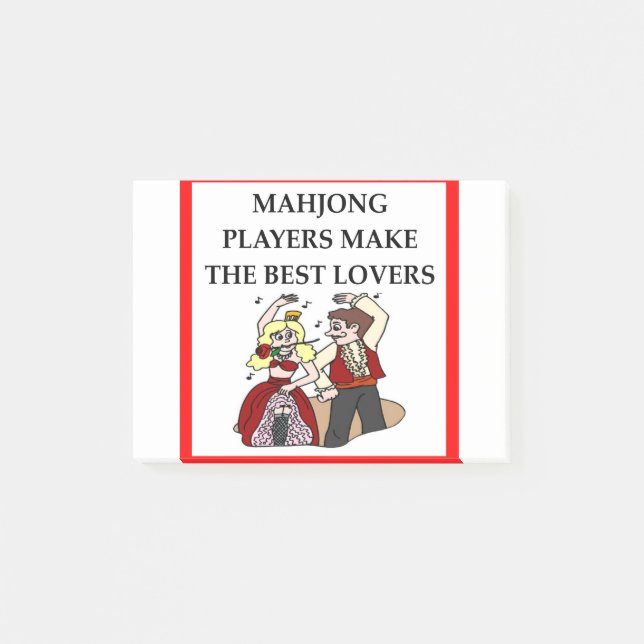MAHJONG POST-IT NOTES (Front)