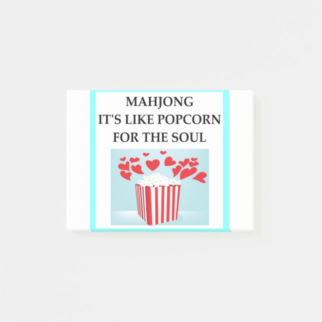 MAHJONG POST-IT NOTES (Front)