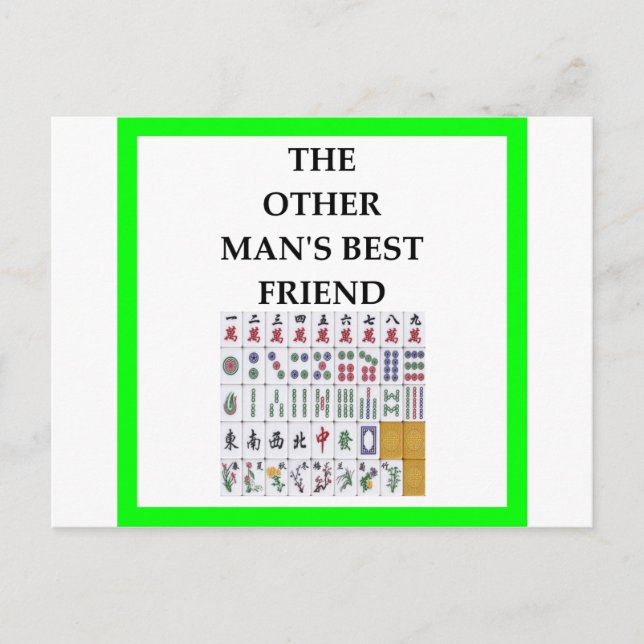 mahjong postcard (Front)