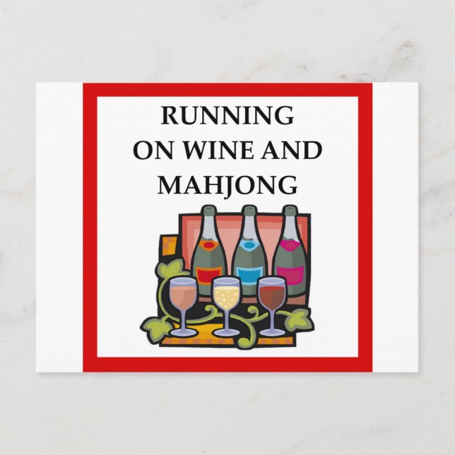 MAHJONG POSTCARD (Front)