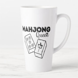 Mahjong Queen Latte Mug
