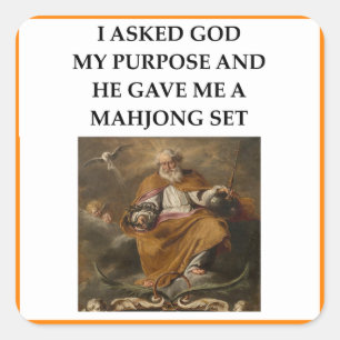 MAHJONG SQUARE STICKER