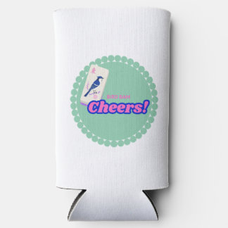 Mahjong Theme Can Cooler