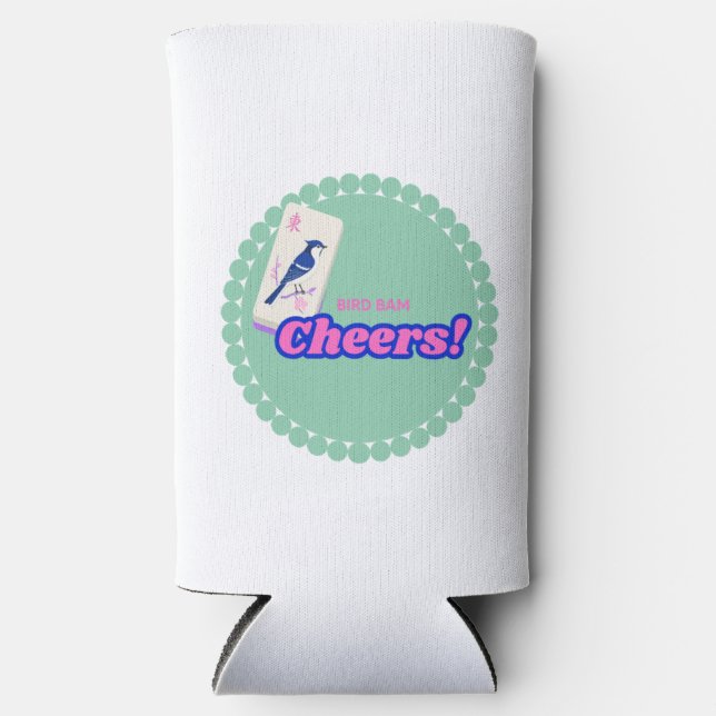 Mahjong Theme Can Cooler (Front)