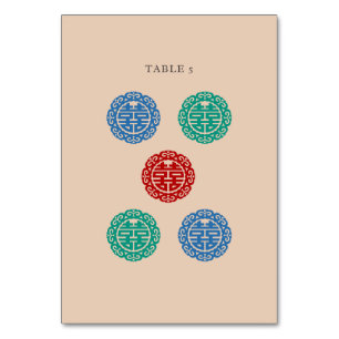 Mahjong Tile Table Number
