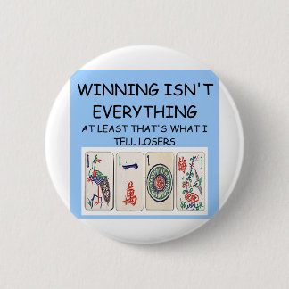 MAHJONG winner 6 Cm Round Badge