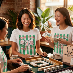 Mahjong With My Mah Girls , Cute Mahjong T-Shirt