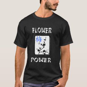Mahjongg Flower Power Chinese Jewish Game T-Shirt