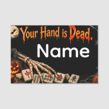 Mahjongg Name Tag