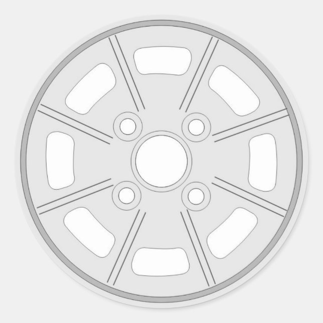 Mahle 4 bolt sticker (Front)