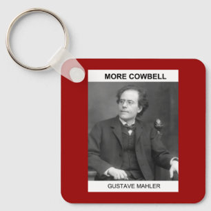 Mahler More Cowbell Keychain