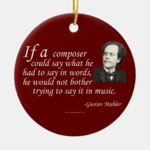 Mahler on Composing Ceramic Tree Decoration