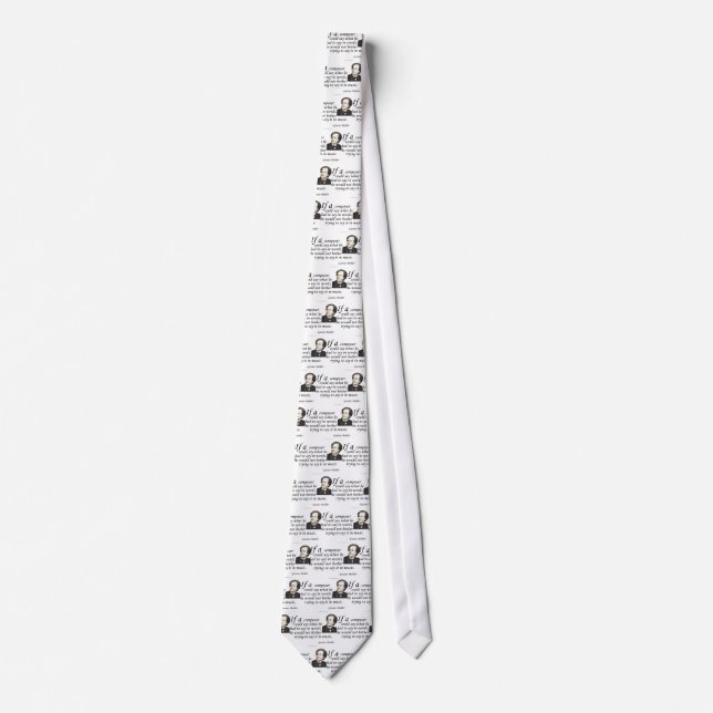 Mahler on Composing Tie (Front)