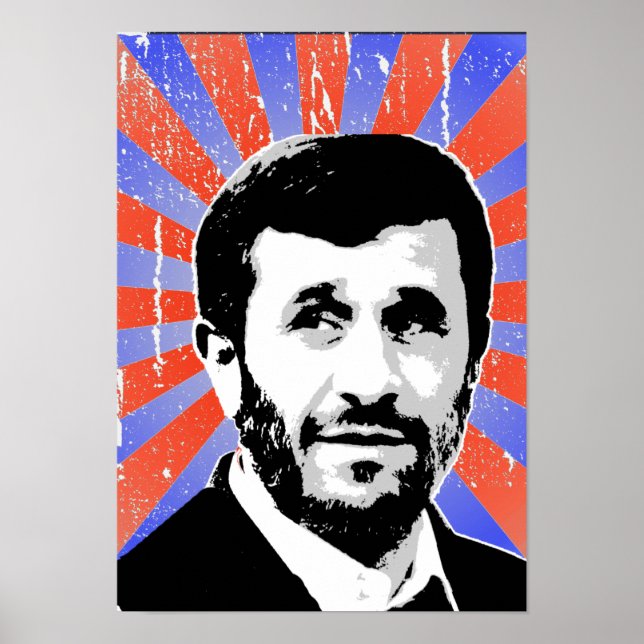 Mahmoud Ahmadinejad Poster (Front)