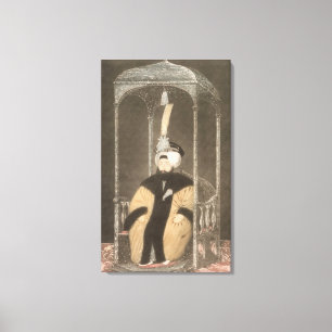 Mahmud II (1785-1839) Sultan 1808-39, from 'A Seri Canvas Print