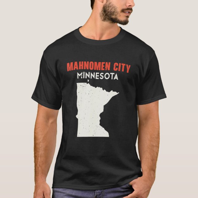 Mahnomen city Minnesota USA State America Travel M T-Shirt (Front)