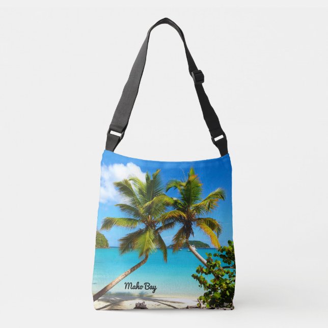 Maho Bay Beach - St John Crossbody Bag (Front)