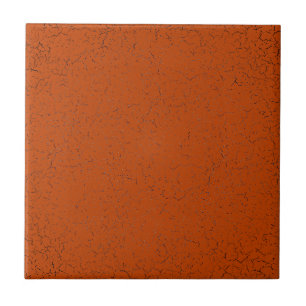 Mahogany Brown Crackle Glaze Solid Colour Tile