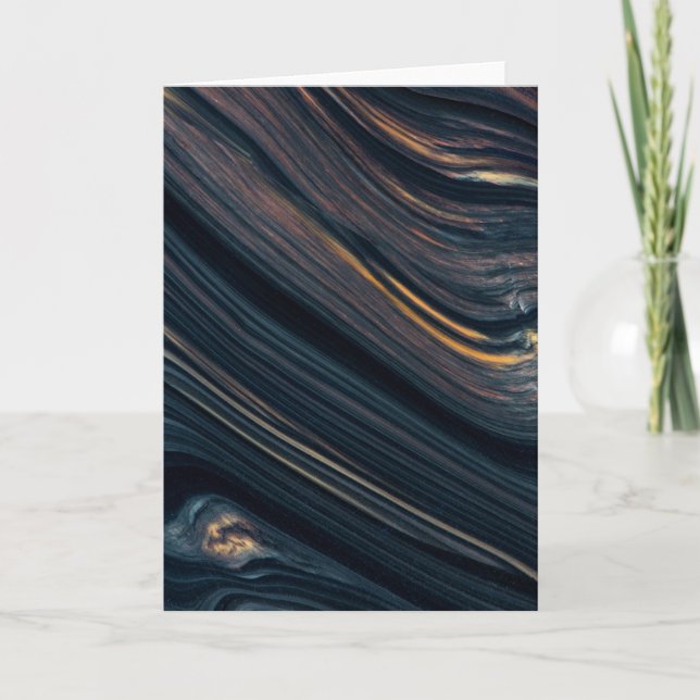 Mahogany Goldsheen Obsidian Card (Front)