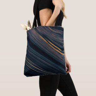 Mahogany Goldsheen Obsidian Tote Bag
