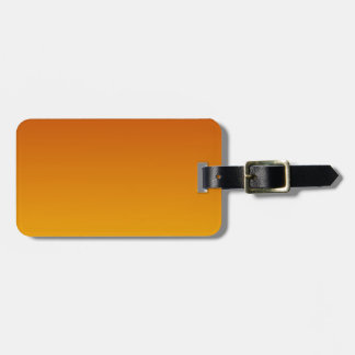 Mahogany to Amber Horizontal Gradient Luggage Tag
