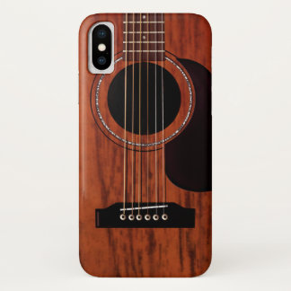 Mahogany Top Acoustic Guitar Case-Mate iPhone Case