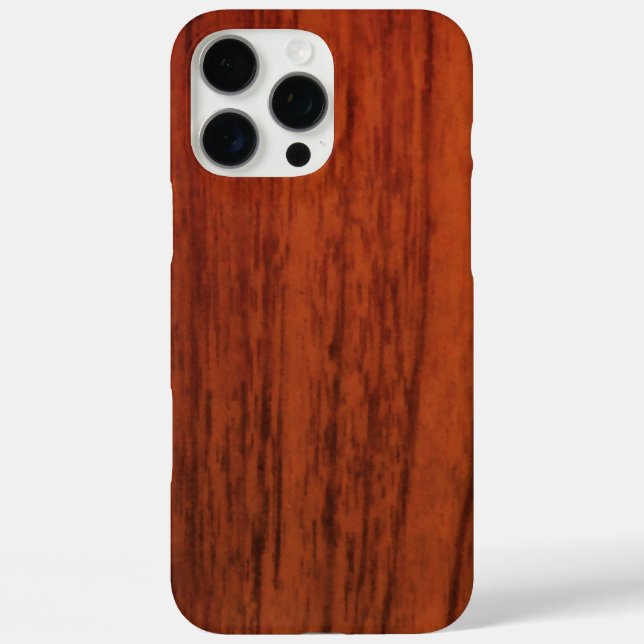 Mahogany Wood Print Case-Mate iPhone Case (Back)