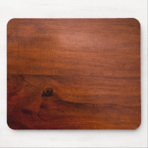 Mahogany Wood Surface Mouse Pad