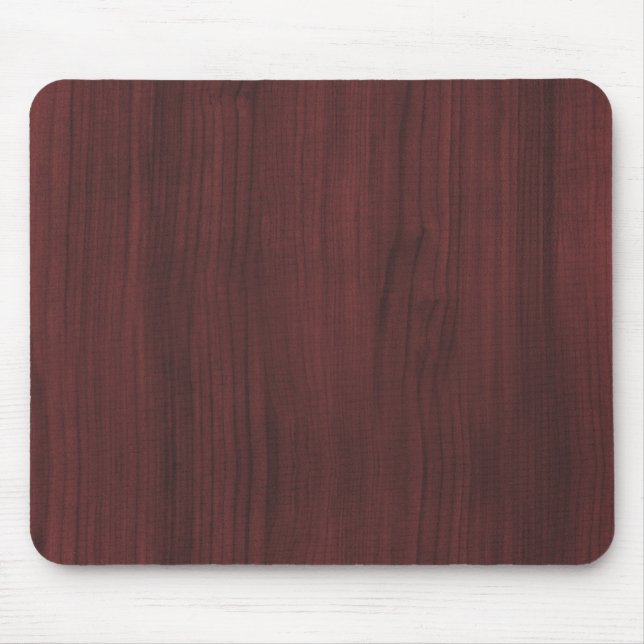 Mahogany wood texture mouse pad (Front)