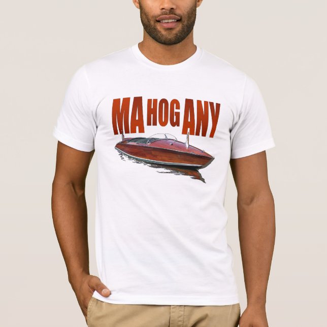 Mahognay powerboat T-Shirt (Front)