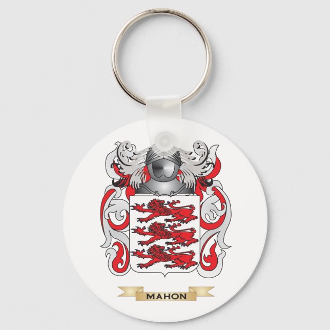 Mahon Coat of Arms (Family Crest) Key Ring (Front)