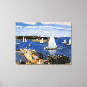 Mahone Bay by William Glackens Canvas Print