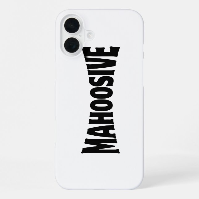 MAHOOSIVE iPhone CASE (Back)