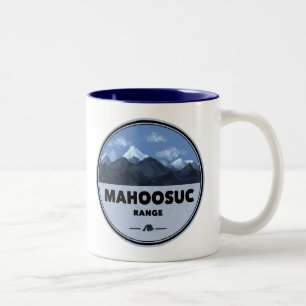 Mahoosuc Range New Hampshire Maine Camping Two-Tone Coffee Mug