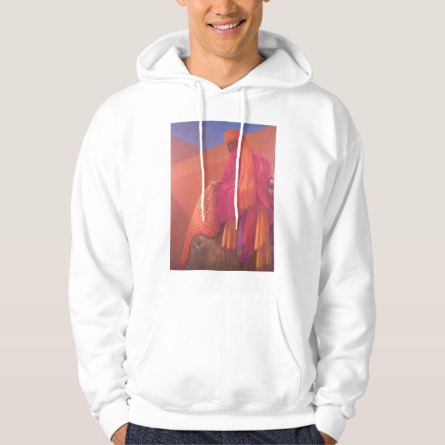 Mahout and Elephant Hoodie (Front)