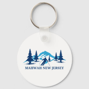 Mahwah new jersey ski resort skiing skier key ring