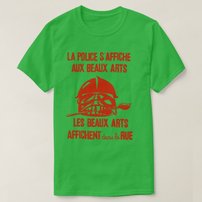 Mai 68 Paris Riots T-Shirt (Design Front)
