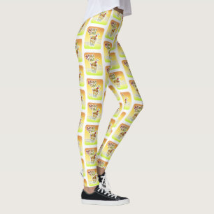 MAI TAI COCKTAIL RECIPE ART LEGGINGS