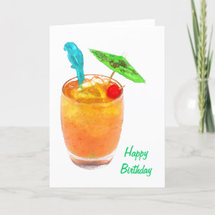 Mai Tai One On Card