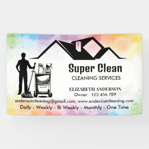 Maid Cleaning House Professional Cleaning Services Banner