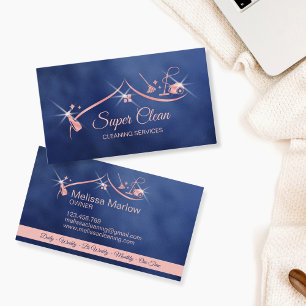 Maid Cleaning House professional Cleaning Services Business Card